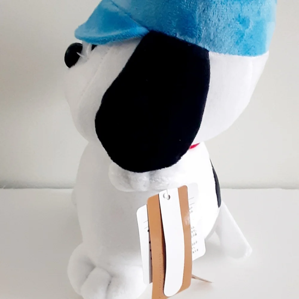 Peanut Snoopy Cousin 10in Plush Toy Wearing Blue Hat